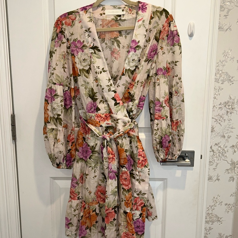 Zimmermann floral dress